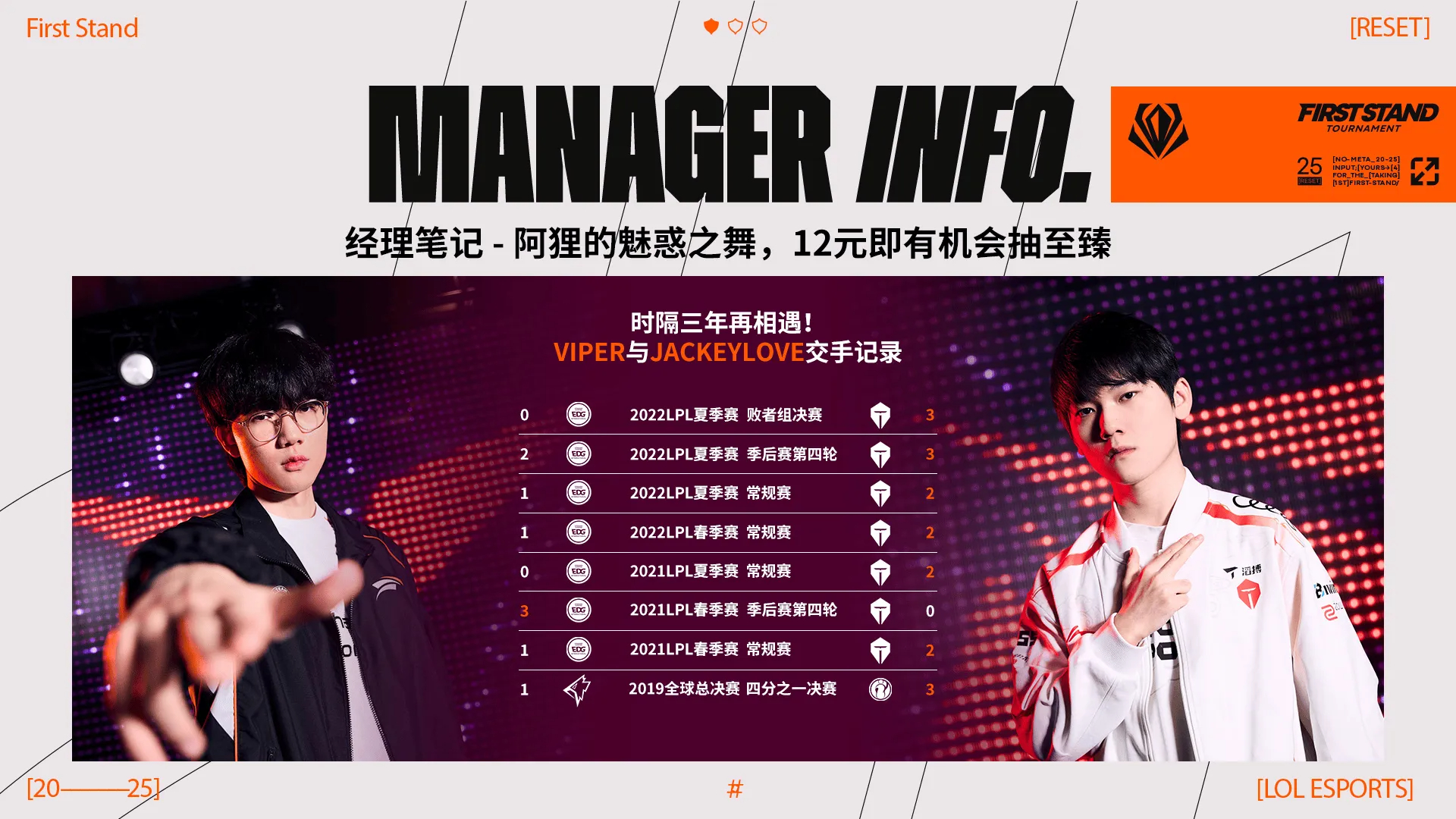 包含JDG绝杀HLE，Perkz单局斩获MVP强强对话全球总决赛，成为赛场最大亮点的词条